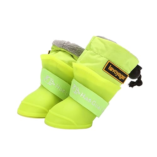 BCOATH 4 Stück wasserdichte Haustier Regenstiefel Regenschuhe Für Hunde Haustierstiefel Hundeschuhe Pfotenhunde Regenfußschuhe Hunde Regenschuhe Outdoor Schuhe Für Schuhe Hunde von BCOATH