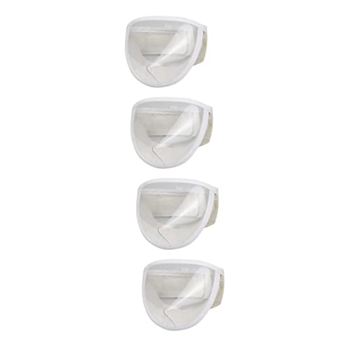 BCOATH 4Pcs Badekopf Transparent Tragbar Maulkorb Trimmen Gesicht Atmungsaktiv Dekorativ Einstellbar Reinigung Klar Haushalt Zu Beißende Maske Nagel Haustier Abdeckung Anti-Lecken von BCOATH