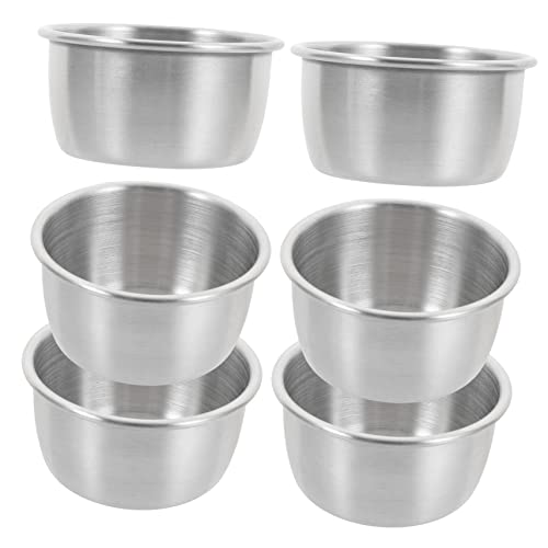 BCOATH Praktisches Futterspender-Set Für Eidechsen Schlangen Schildkröten Wasserschale Aus Metall Für Reptilien 6-teiliges Futternapf-Set von BCOATH