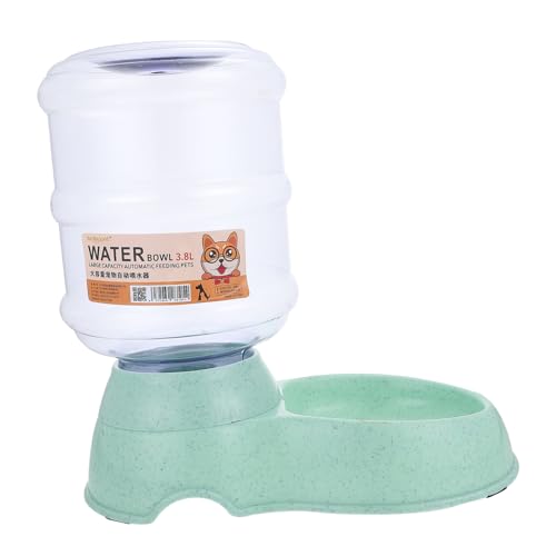 BCOATH Automatischer Trinkbrunnen Häschen-Feeder Hund automatischer wasserspender Automatic Water Dispenser Haustiere Wasserflaschen Haustiertränke Wassernäpfe für Katzen Plastik Green von BCOATH