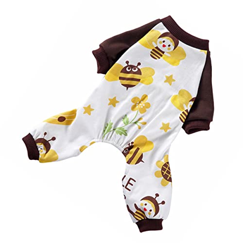 BCOATH Baumwollmantel Hündchen Outdoor-Overall Warme Kleidung Kleidung: -Winterkälte - Pyjamas - Kleidung Jammies Strampler Kätzchen-Bodys Pyjama für Vorräte Süßer Pyjama-Haushalt von BCOATH