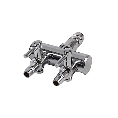 BCOATH Edelstahl Aquarium Luftpumpen Verteiler Mit 8 4MM Schlauchanschluss Regulierbarer Luftstrom Splitter Für Sauerstoffzufuhr Aquarien Hochwertiger Luftverteiler von BCOATH