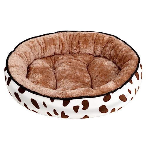 BCOATH Flauschiges Katzenbett Haustier Warm Kätzchen Schläft Haustier Schläft Donut-hundebett Cama para Gatos Ultraweiches Hundebett Vlies Hundebett Tuch Alle Jahreszeiten Hund Umarmen von BCOATH