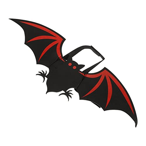 BCOATH Fledermaus-Haustier-Outfit Halloween-anzieh-Outfit Haustier Fledermaus Dekoration Lustiger Welpe Kätzchen Fledermausflügel Halloween-haustierverzierung Halloween-dekor Filzstoff von BCOATH