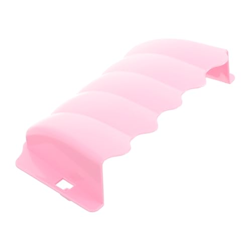 BCOATH Futterkaninchen Hasenfutterkrippe Futterkrippe Für Kaninchen Fressregal Für Lebensmittel Futterspender Für Kaninchen Kaninchen-Futter-Manager Guinea-Feeder Halter Rosa Plastik von BCOATH