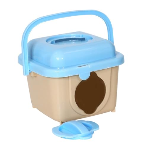 BCOATH Hamsterkäfig Reise Hamster trage tragbarer Reisekoffer für Hamster tragbares kleines Tier Travel Hamster Box Hamster käfig Reisekäfig für kleine Haustiere Reptilienboxen Plastik von BCOATH