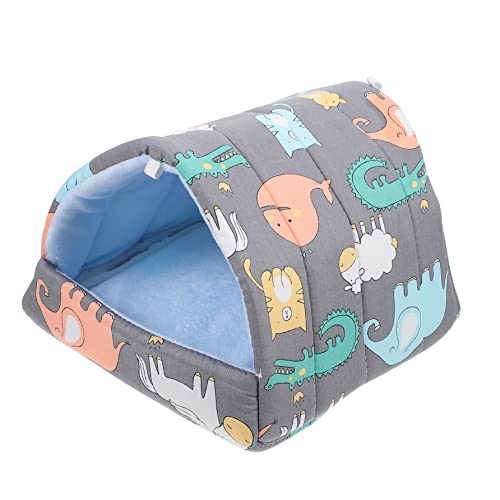 BCOATH Hamsternest kuschelbett kuschelhöhle Eichhörnchenbett für Käfig geschmeidiges Haustiernest Sofa Schlafnest für Hamster Kaninchen warmes Nest Kleiner Hamster Haustierbett von BCOATH