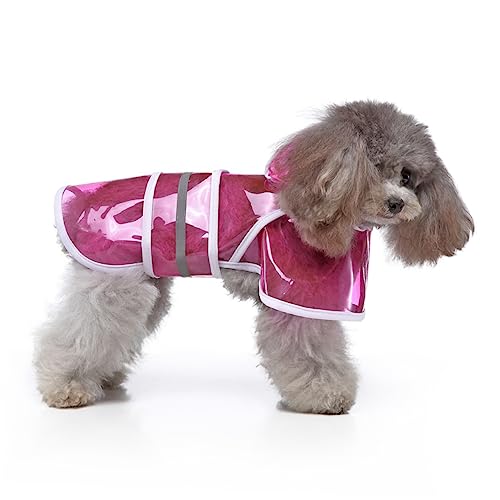 BCOATH Haustier Hund Regenmantel hunderegenmantel Regenjacken für Hunde Haustier Regen Slicker Haustier reflektierender Regenmantel wimperntusche Regenponcho Haustier Hund Overall von BCOATH