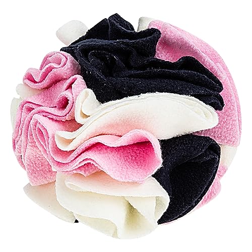 BCOATH Haustier Riechende Glühbirne Kleines Hundespielzeug Welpenresistentes Spielzeug Puzzle-Spielzeug Für Welpen Kauspielzeug Für Kleine Welpen Hund Spielmatte Polarfleece Rosa von BCOATH