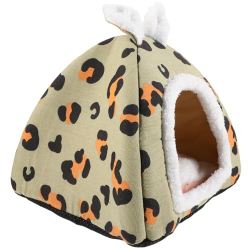 BCOATH Haustierbett kuschelhöhle pet Bed Hunde Liege hundefressnäpfe hundebetten Schönes Hamsterversteck Robustes Hamsterversteck Haushalt Chinchilla- schönes Chinchillahaus Flanell von BCOATH