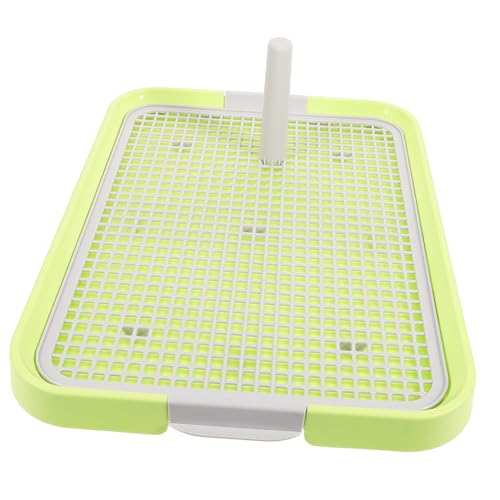 BCOATH Haustiertoilette pet Supplies pet Bowl hundeschale Haustierbadezimmer Dog Bowls künstlicher Hund Pee-Pad-Halter Keimschale Hundepipi-Zug-Toilette Hundetoilette Plastik Light Green von BCOATH