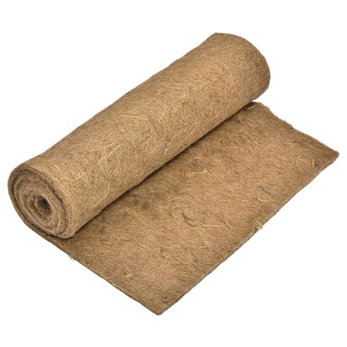 BCOATH Jutefaserdecke Für Wurmsichere Schildkröten Und Eidechsen Terrarium Teppich Ladebox Kissen 100% Natürliche Jute Pflegeleicht Perfekt Für von BCOATH