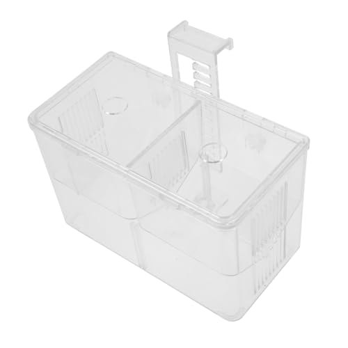 BCOATH Kasten Inkubationsbox Betta Aquarium trennwand Garnelen Inkubator Aquarienfische Fischbrutkiste Fischzuchtaquarium Haken Inkubatoren Fisch-Isolationsfall Separator Acryl von BCOATH