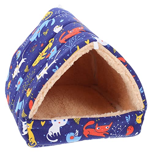 Nest Großes Haustier-Schlafnest 19x19 Zoll Warmes Winternest für Hamster-Kaninchen-Haustierkäfignest von BCOATH