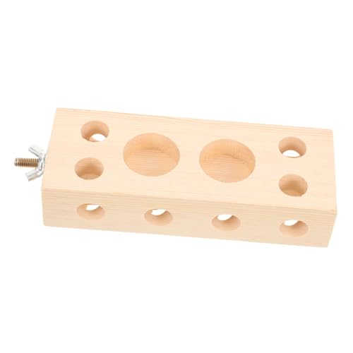 BCOATH Papagei Kauspielzeug Papagei Spielen Papageienbissspielzeug Papagei Zähneknirschen Spielzeug Beißspielzeug Aus Holz Für Papageien Kauspielzeug Für Vögel Spielzeug Hölzern von BCOATH