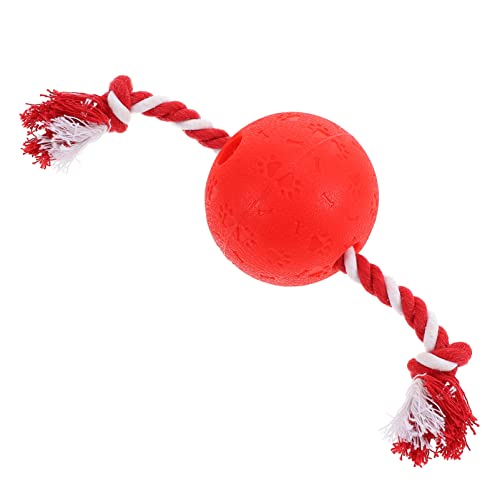 BCOATH Pet Leckage Seil Essen Ball-Spender Spielzeug Beißring Belohnungsspielzeug Sicher Robust Hause Schlepper Langsam TPU TPU-Ball Gummi mit Molaren Beißverschluss Hundeball für von BCOATH