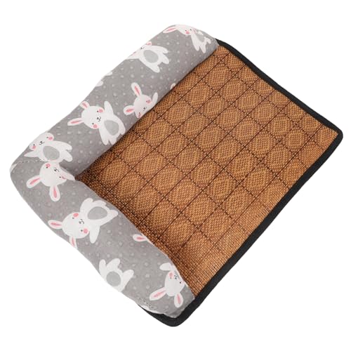 BCOATH Coolingbed Hundematte Leichte Haustier Sommerunterlage Bequemes Hundebett Rattan von BCOATH