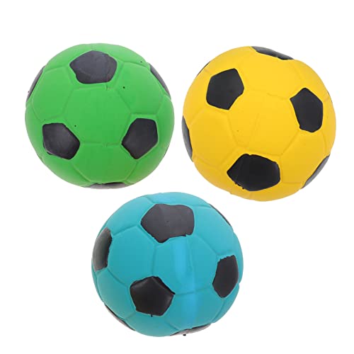 BCOATH Spielzeug Für Haustiere 3st Haustier Spielzeug Fußball n Fußball Hundekauer Hundebiss Gummibälle Für Hunde Indoor-hundespielzeug Hundefußball nspielzeug 7c Anti-Biss-Hund von BCOATH