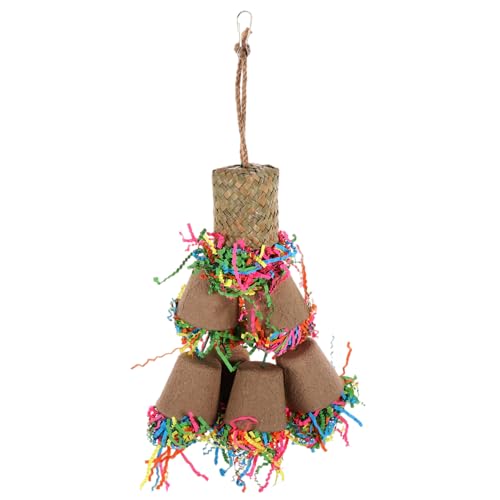 BCOATH Papageienkäfig-Spielzeug Vogel-kauspielzeug Hängendes Design Dekoratives Vogel-schredderspielzeug Für Papageien Sicheres Spielzeug BCOATH Papageienkäfig-Spielzeug Vogel-kauspielzeug Hängendes Design Dekoratives Vogel-schredderspielzeug Für Papageien Sicheres Spielzeug von BCOATH