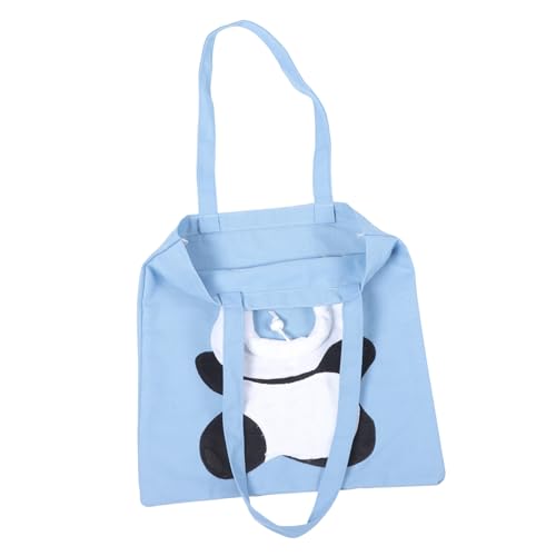 BCOATH Tragbare Katzentasche eine Schulter Katzentragetasche Streak Pet Sling Carrier Kätzchen Canvas Schulter-Katzentragetasche Panda-Form Katzen-Tragetasche für unterwegs von BCOATH