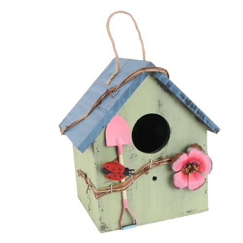 BCOATH Vogelhaus Für Den Garten Handgefertigtes Vogel Nest Zum Aufhängen Vogel Nest Aus Natürlichem Für Balkon Und Terrasse Dekorative Gartenaccessoires Für von BCOATH