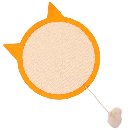 BCOATH kratzbaum für Katzen Kratzbrett für Katzen Katzenkratzer aus Sisal Spielzeug für Haustiere Suction Cup sisal dartscheibe Spielzeuge Teppiche Heimtierbedarf Spielmatte hölzern Khaki von BCOATH