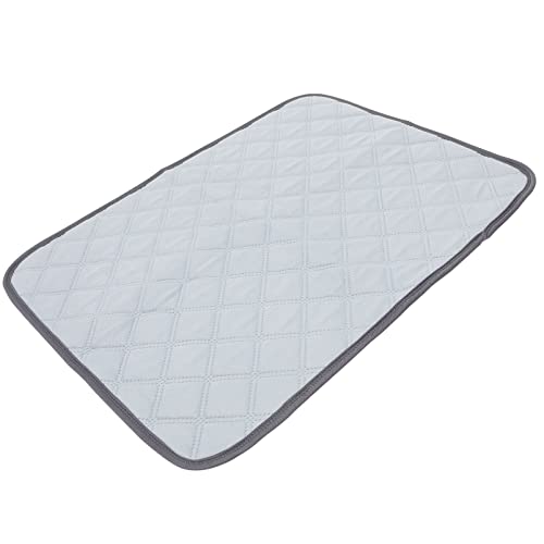 BCOATH wasserdichte Matte Für Haustiere Geschmeidige Hamsterstreu Kaninchen-PIPI-pad Wiederverwendbares PIPI-pad Super Saugfähige Haustiermatte Häschen-Liner Light Grey Polyester von BCOATH