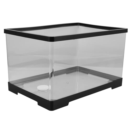 BCOATH Mini-Aquarium-Set Für Kampffische Aquarium Für Schildkröten Elegantes Fischglas Aus Acryl Für Die Inneneinrichtung von BCOATH