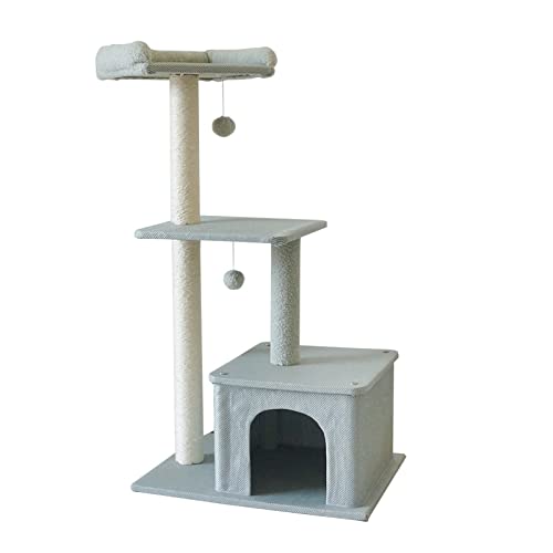 Katzen-Kletterbaum, Katzen-Klettergerüst, große Katzentoilette, Katzenbaum, EIN Katzenrahmen, Katzenkratzbaum, mehrere Katzen-Sprungplattform, Katzenbaum-Vision von BDDCYWY