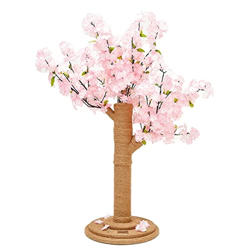 Katzenbäume Sakura Baum Katzenklettergerüst Katzenkletterpfosten Sprungplattform Katzenbaum Spielzeug Katzenkratzbrett Katze Katze Katzenbedarf von BDDCYWY