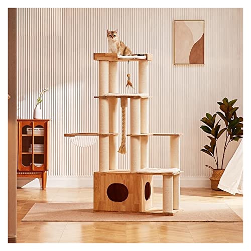 Katzenkletterbaum, Katzenbox, stapelbarer Katzenkletterrahmen, großer Katzenstreu-Katzenbaum, EIN Katzenrahmen, Raumkapsel, Heimtierbedarf, Katzenbaum, Vision von BDDCYWY