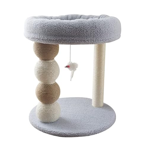 Katzenkletterbaum Kleine Katzentoilette, Kratzbaum, integriertes Katzenklettergerüst, Katzenkratzbaum im Großhandel, Katzenspielzeug Cat Tree Vision von BDDCYWY