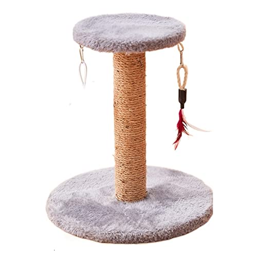 Kratzbaum für große Katzen, kleine Katzen, Kletterspaß, lindert Langeweile, Baumhaus, Katzenkratzer, Klettergerüst, Katzenkratzbaum, Katzenbaum, Hausmöbel, Katze (Größe: Druck rosa) Vision von BDDCYWY