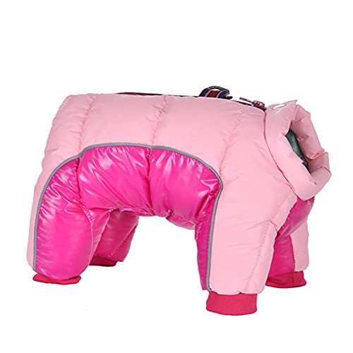 1 Pc Hundekleidung Winter Warme Kleidung für kleine Hunde Wasserdicht Rosa 24 von BDSTT