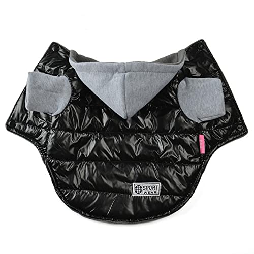 1 Stück Kleidung für kleine Hunde Herbst Winter Welpe schwarz, 8 von BDSTT