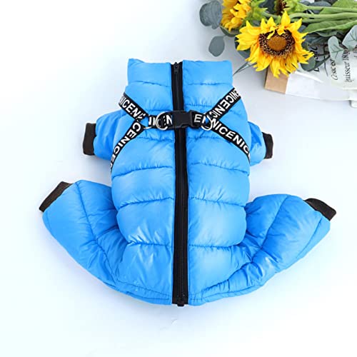 1 Stück Winter Hundebekleidung Super warme Hundejacke Haustierjacke Mantel-Blau, 20 von BDSTT