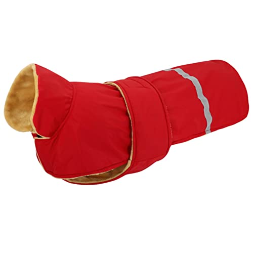 1 Stück Winter Hundejacke Kleidung Wasserdicht Reflektierend Groß Hund-Rot, 2XL von BDSTT
