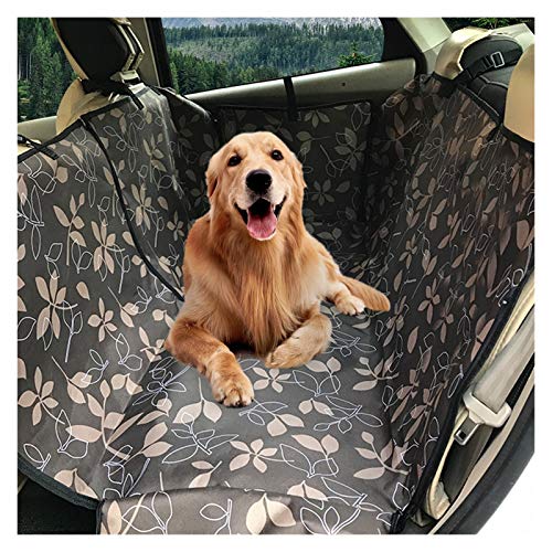 Autositz für Hunde wasserdichte Haustier Hund Träger hinten Rücken Pet Hund Auto Sitzbezug Transportsitz Kissen Hängematte for Pet Hundewelpen Katze (Color : B(Double Seats), Size : 130x150x55cm) von BDXMKS