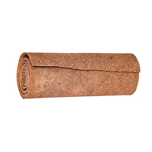 BEAHING Kokosnussfasermatte Pflanzer Kokosnuss Coir Liner Blätter Kaltblütenschutz Abdeckung 0,5 x 2, Kokosnussschutzmatte von BEAHING