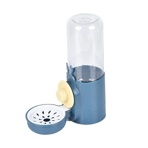 BEALIFE ABS Wasserspender für Haustiere, Überlauf, saubere Versorgung, Wasserkapazität, Wasserspender für Haustiere, mit abnehmbarem Wasser, Tiefes Blau von BEALIFE