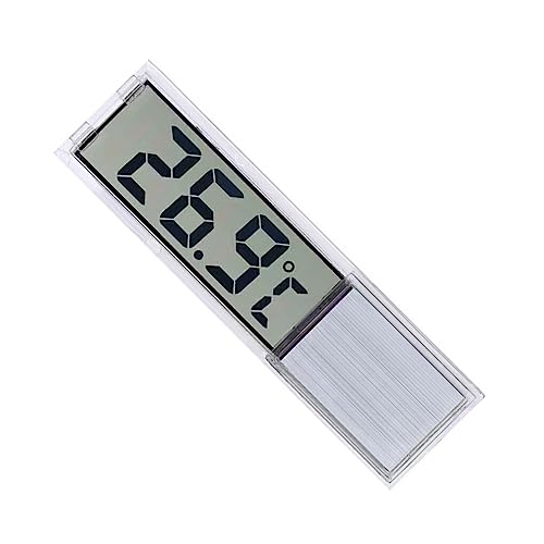 BEALIFE Aquarium Thermometer, elektronisches selbstklebendes Aquarium Temperaturmessgerät, batteriebetriebenes Messwerkzeug für Zuhause und Hotel von BEALIFE