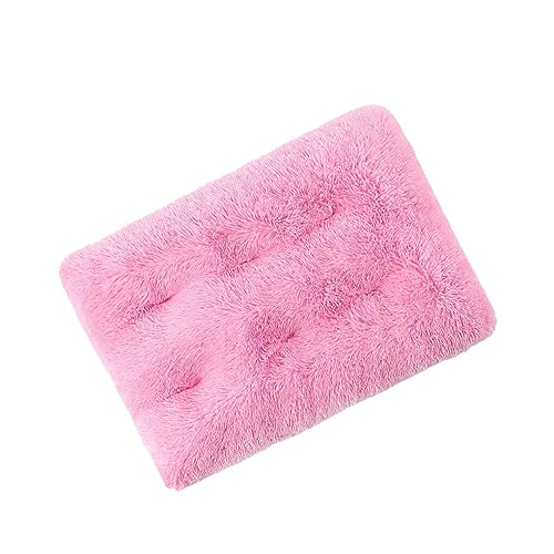 BEALIFE Bequemes und weiches Hundekissen – leicht zu reinigen, langlebiges Hundekäfigbett, Hundebettmatte, Haustierbett, Leuchtend rosa, S von BEALIFE