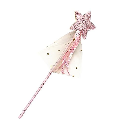 BEALIFE Cat Teaser Kids Sticks Weihnachtskostüm Mädchen Zauberstab Geburtstag Verkleiden Hochzeit Haustierbedarf Modischer Angel Stick, Rosa von BEALIFE