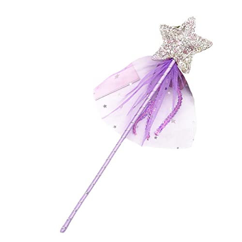 BEALIFE Cat Teaser Kids Sticks Weihnachtskostüm Mädchen Zauberstab Geburtstag Verkleiden Hochzeit Haustierbedarf Modischer Angel Stick, Violett von BEALIFE