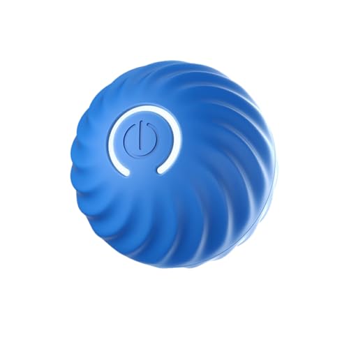 BEALIFE Intelligenter, Sich selbst bewegender Ball, revolutionär für aktive Haustiere, Intensive Aktivität, intelligenter, Sich selbst bewegender TPR Ball mit 2 Modi, Blau von BEALIFE