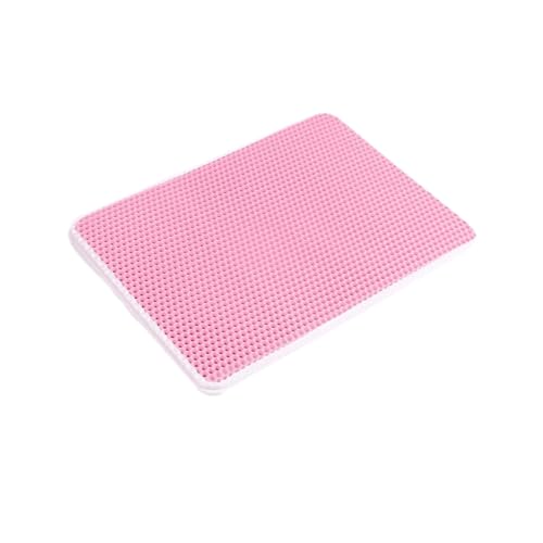 BEALIFE Niedliches, praktisches Katzenzubehör, leicht zu reinigen, sicher und ungiftig, Bequeme und weiche Katzentoilette, Katzentoilette, Rosa, 30 * 30cm von BEALIFE