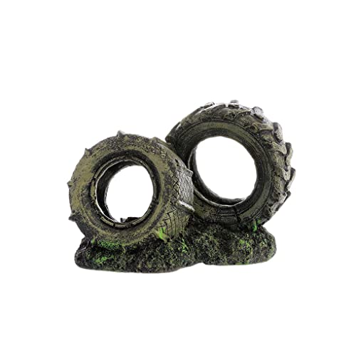 BEALIFE Tank Ornament Verstecke Stein süßes Geschenk Harz Dekor Haushaltszubehör Nachahmung Aufkleber Aquarium Dekoration DIY Requisite, Typ 4 von BEALIFE