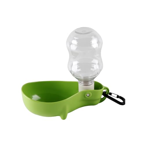 BEALIFE Tragbare Haustier Wasserflasche, leicht und langlebig, Outdoor Abenteuer, ABS, tragbarer Wasserspender für Hunde, Heimtierbedarf, Grün von BEALIFE