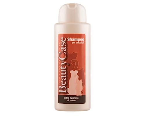 Shampoo für Hunde mit Honig – sanft und pflegend für empfindliche Haut – Shampoo für Hunde Welpen – Flasche 250 ml von BEAUTY CASE