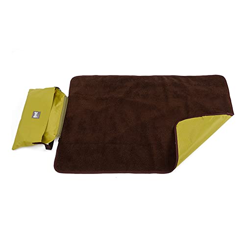 Haustier Hundematte Tragbare Wasserdichte Schlafmatte Decke Indoor Outdoor Camping Reise Fleece Gefütterte Pad für Kleine Mittlere Große Hunde von BEBALETY